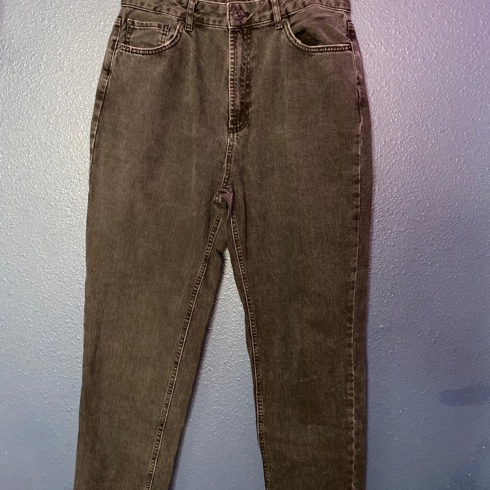 Faded Black Mom Jeans